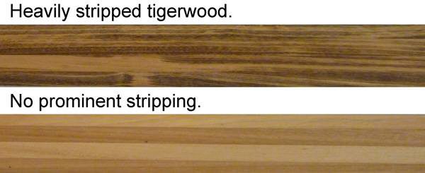 Tigerwood Stripping