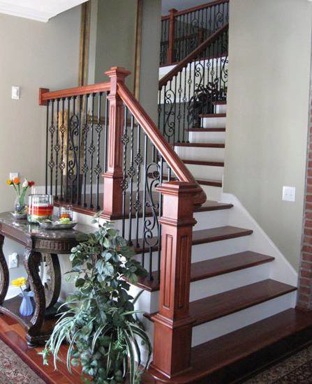 Scroll Series Iron Balusters and Box Newels Scroll Series Iron Balusters and Box Newels