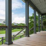 Wood Post Cable Railing Wood Post Cable Railing