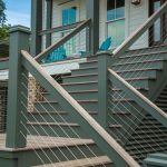 Wood Post Cable Railing Wood Post Cable Railing