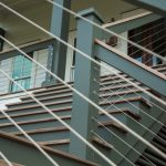 Wood Post Cable Railing Wood Post Cable Railing