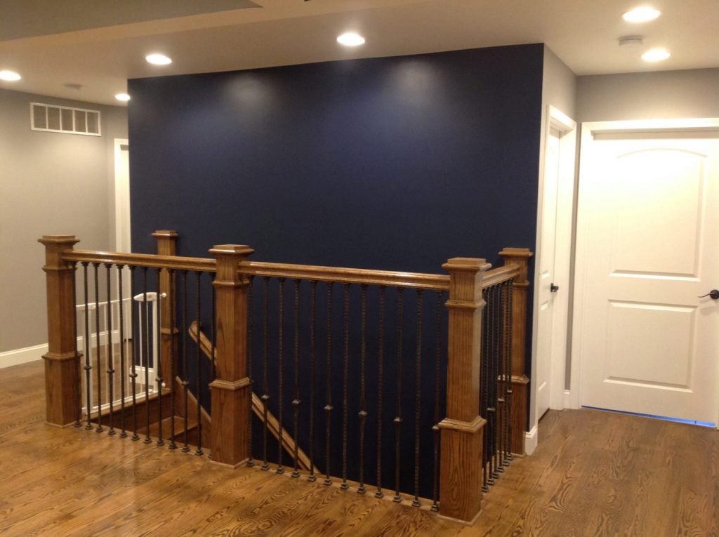 Box Newels & Wrought Iron Balusters Box Newels & Wrought Iron Balusters