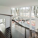 Project # 147 - Modern Stairway with Stainless Steel Posts Project # 147 - Modern Stairway with Stainless Steel Posts