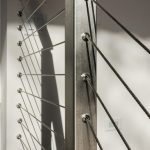 Project # 147 - Modern Stairway with Stainless Steel Posts Project # 147 - Modern Stairway with Stainless Steel Posts