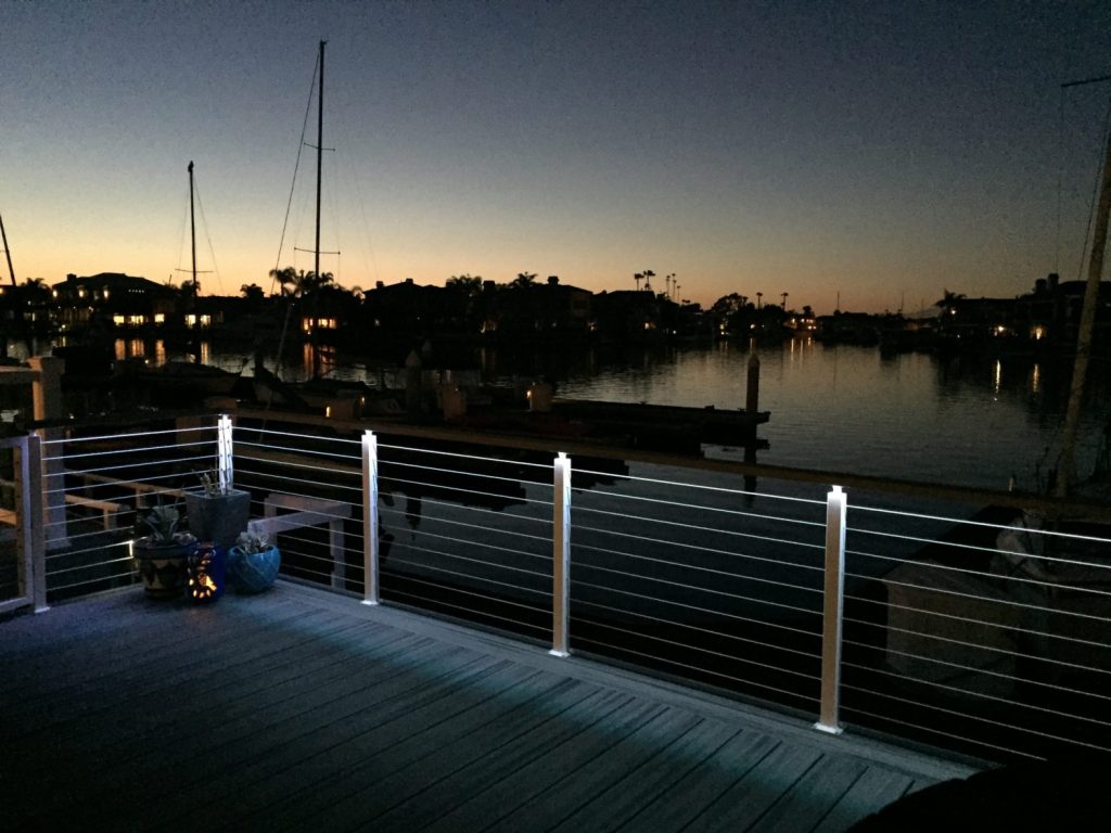 Lighted Cable Railing Lighted Cable Railing