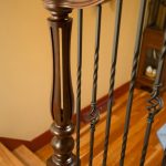 Iron Balusters & Ornate Turned Newels Iron Balusters & Ornate Turned Newels