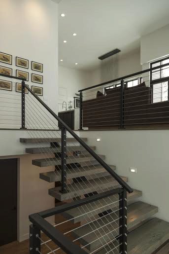 Cable Railing & Floating Stairs Cable Railing & Floating Stairs