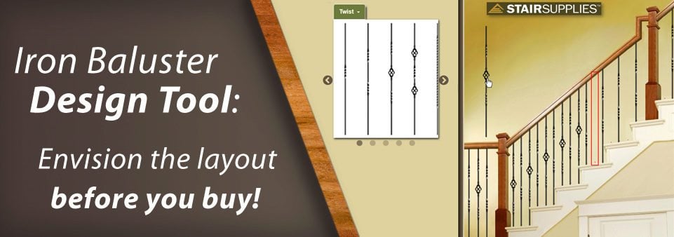 Iron Baluster Design Tool: Envision the layout before you buy!