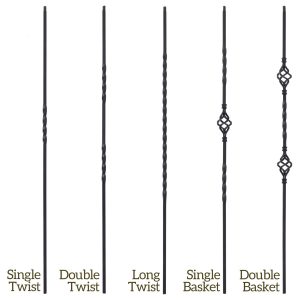 Twist Series Iron Balusters