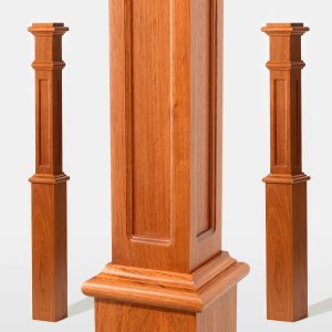 Recessed Panel W/ Cove Box Newel Category