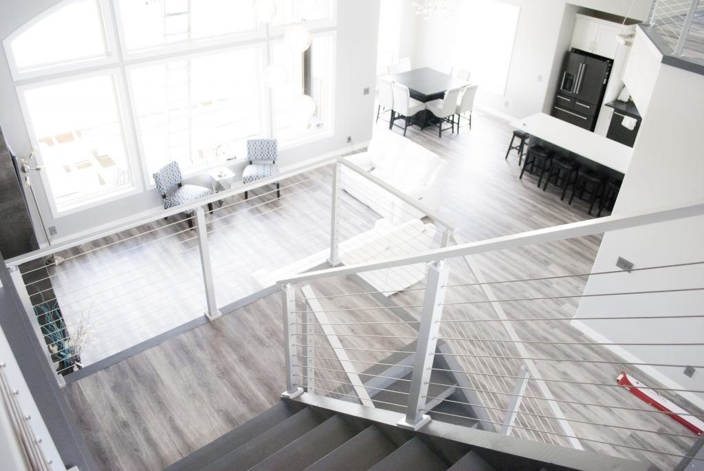 Apollo White Posts in Modern Home Apollo White Posts in Modern Home