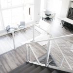 Apollo White Posts in Modern Home