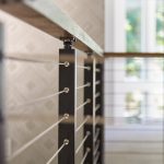 Black Powder Coated cable railing system Black Powder Coated cable railing system