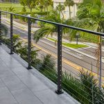 Fluro Black Cable Railing Fluro Black Cable Railing