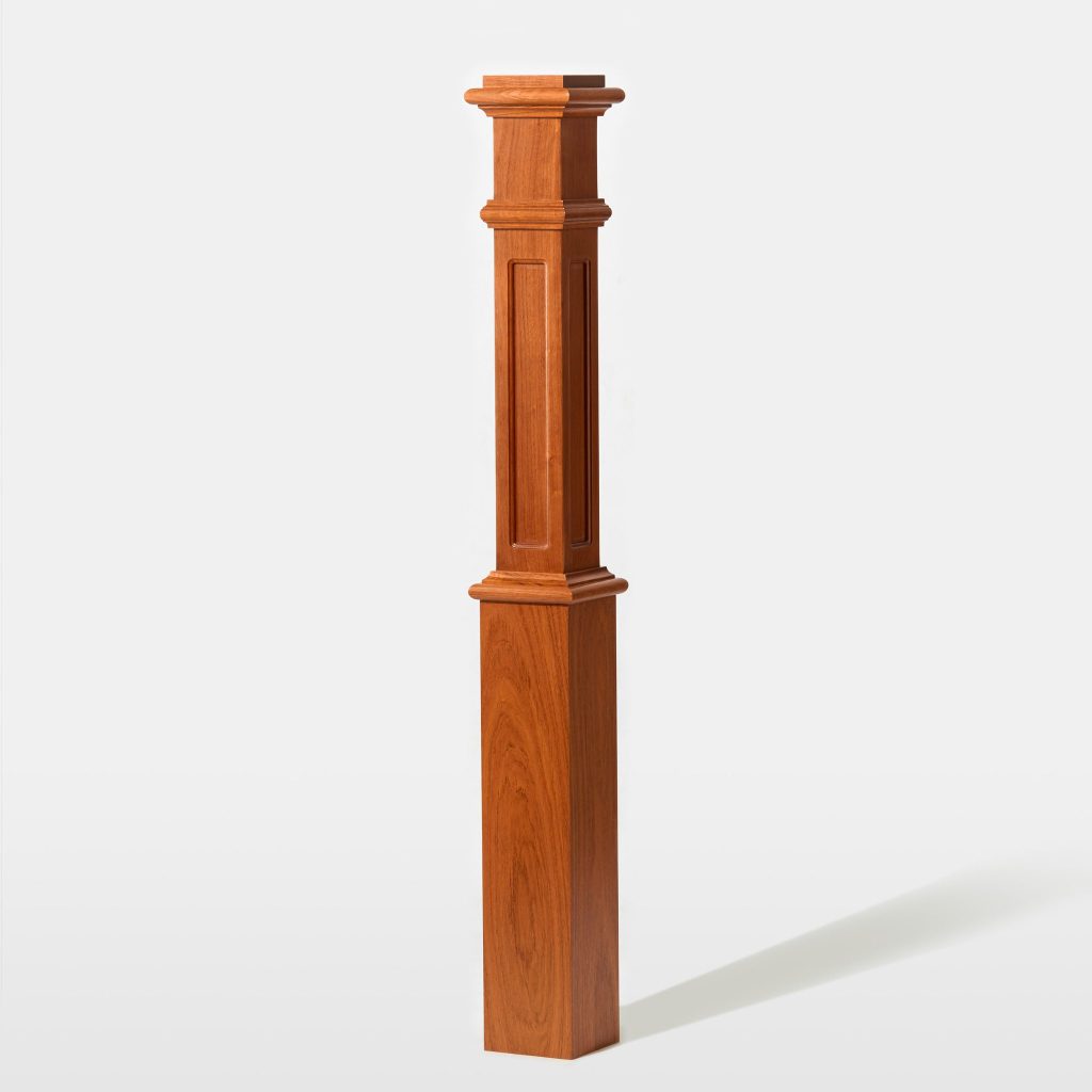4993 Recessed Panel w/ Cove Box Newel
