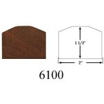 6100 45 deg Mitered Handrail - Image 2