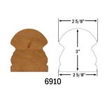 6910 45 deg Mitered Handrail - Image 2