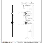 2553 Double Basket Iron Baluster - Image 3