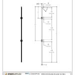 2557 Double Knuckle Iron Baluster - Image 3