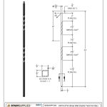 2651 Knee Wall Double Twist Iron Baluster - Image 3