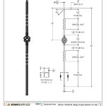 2852 Mega Single Basket Iron Baluster - Image 3