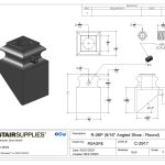 2917 9/16" Angled Shoe - Round - Image 3