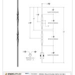 2972 Round Double Gothic Iron Baluster - Image 3
