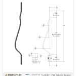 2986 Plain Belly Iron Baluster - Image 3