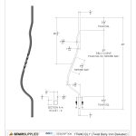 2987 Twist Belly Iron Baluster - Image 3