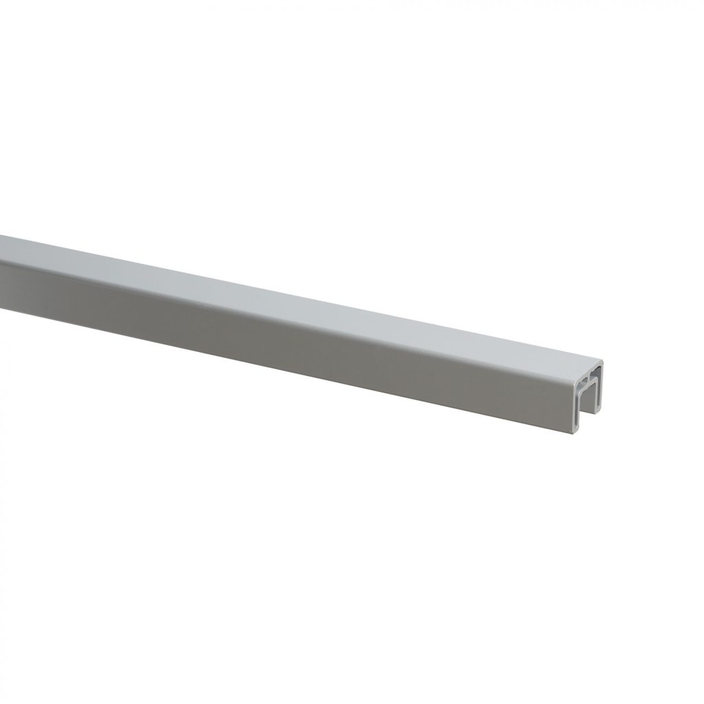 Aluminum Square Cap Rail for Glass