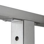 Side Mount (Fascia) Flat Top Square 2" Rod Railing Posts - Image 3