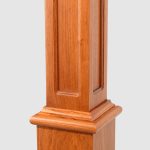 4993 White Paint Recessed Panel w/ Cove Box Newel - Image 3