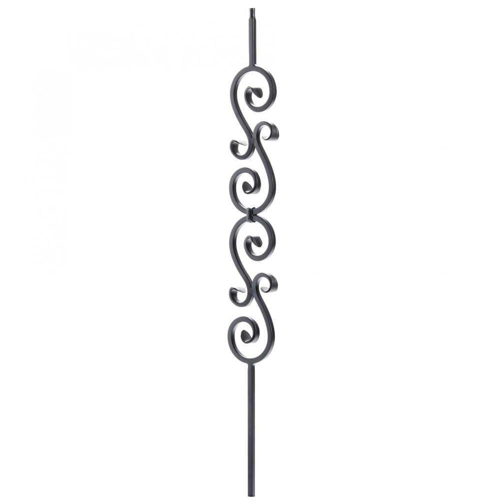 2583 Double Scroll Iron Baluster