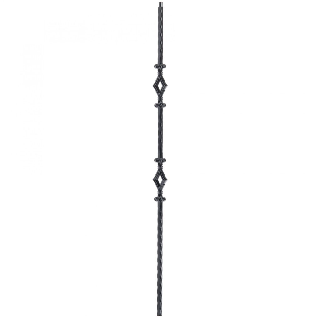2761 Double Window Iron Baluster