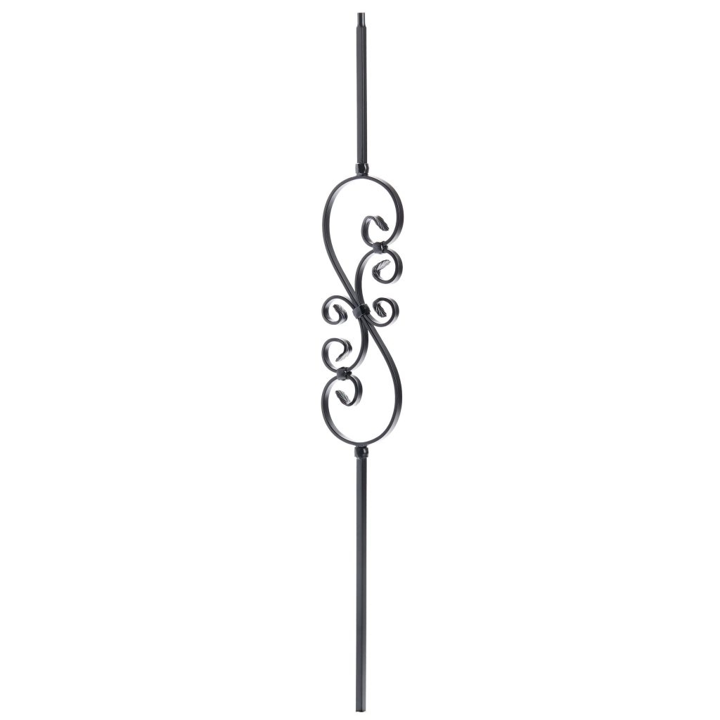 2585 Small Scroll Iron Baluster