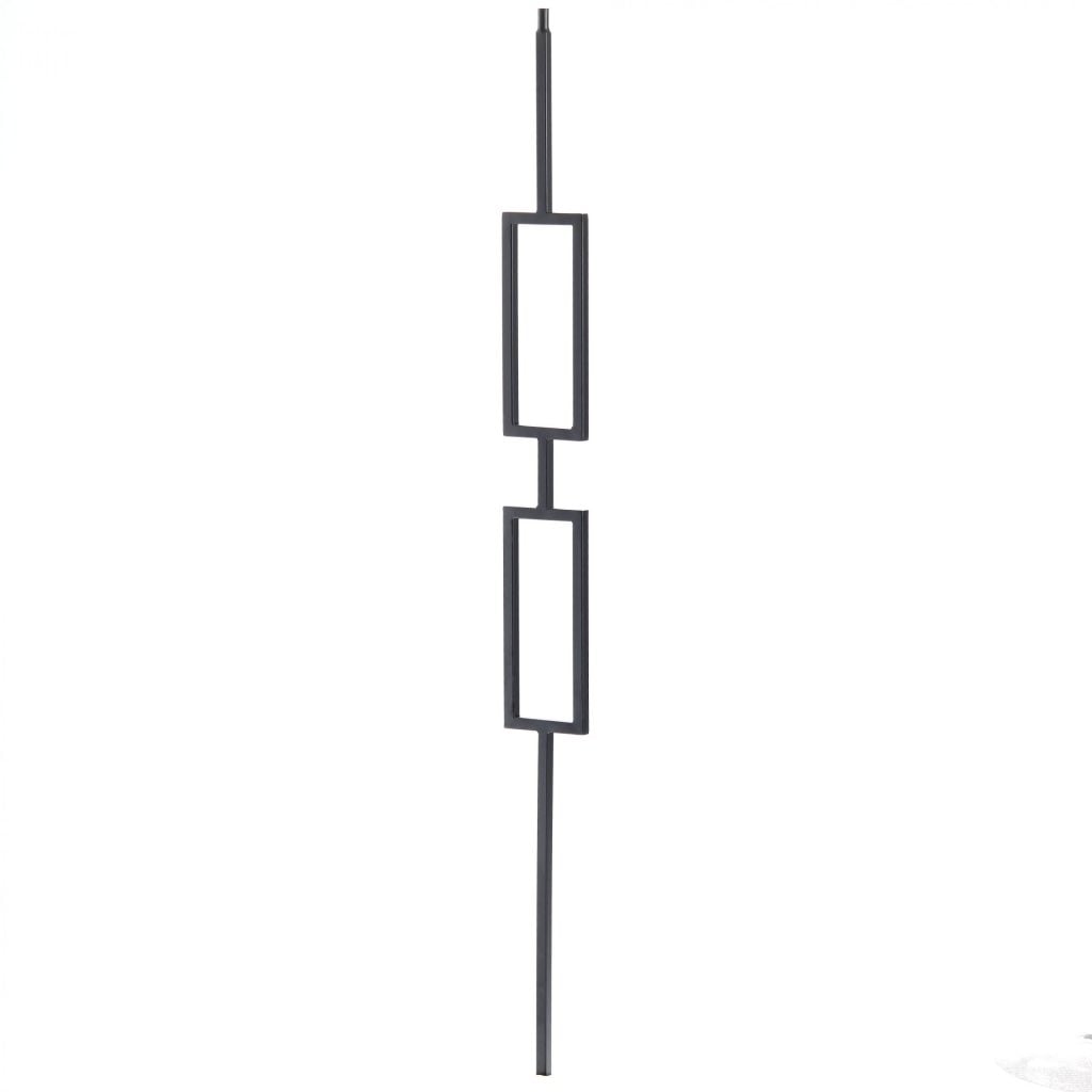 2671 Double Rectangle Iron Baluster