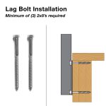 Slim Side Mount (Fascia) Universal Top Square 2" Rod Railing Posts - Image 5