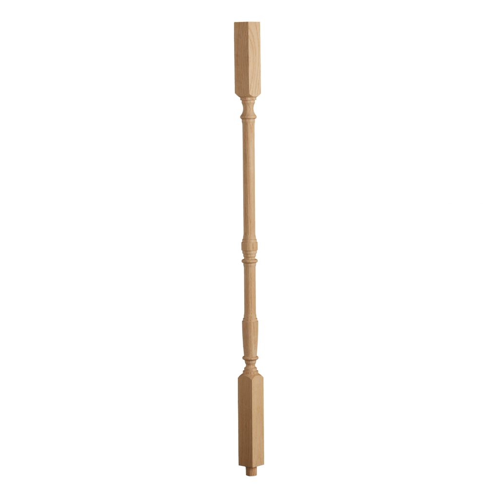 Traditional Square Top Wood Baluster C-5067