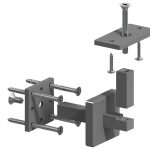 Stainless Steel Wall-Mounted Handrail Bracket - Image 2