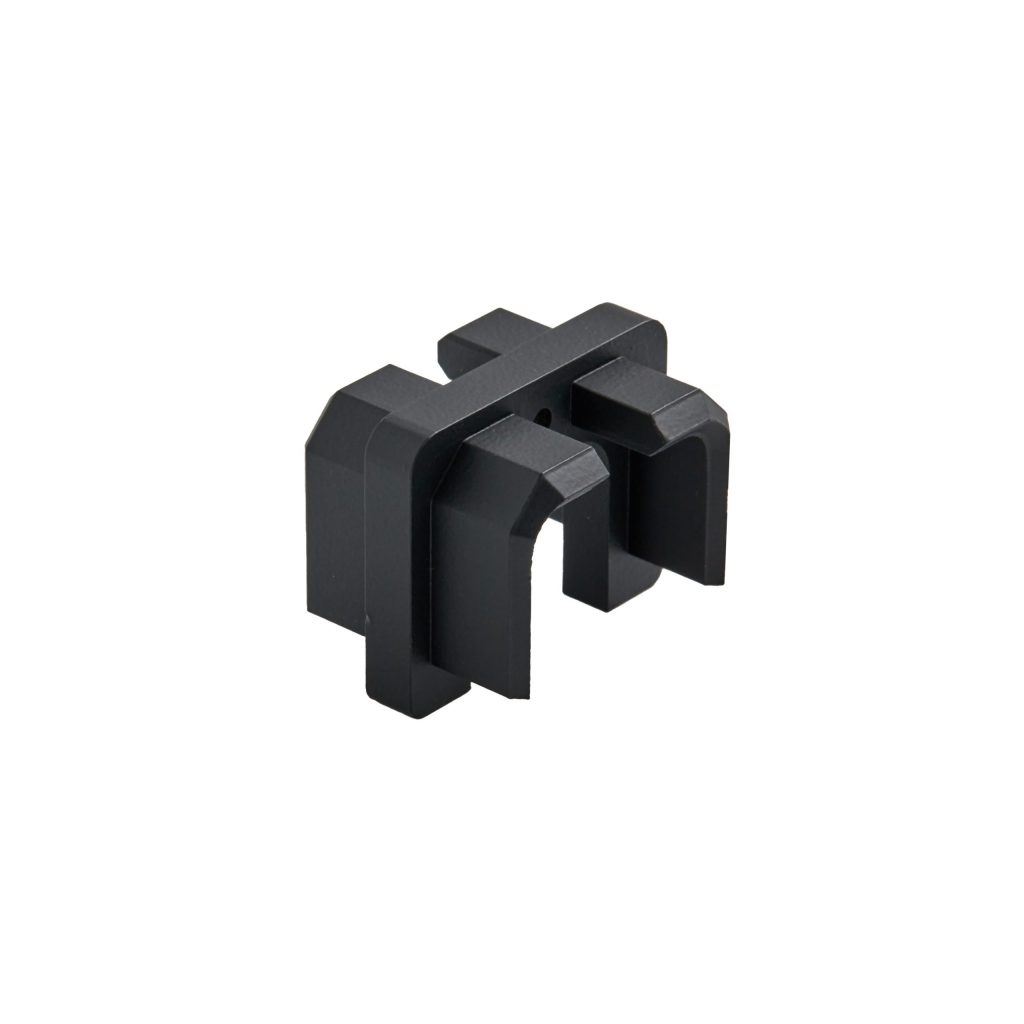 Glass 1 1/2" Square Straight Coupler