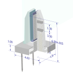 Surface Mount Talon Spigot - Image 2